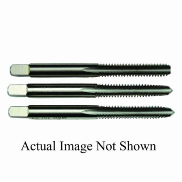 Hand Tap Set, Straight Flute, Series 110, Imperial, 3 Piece, 632 Size, GroundUNC Thread Standard, Marxman, Mfr#: 82490
